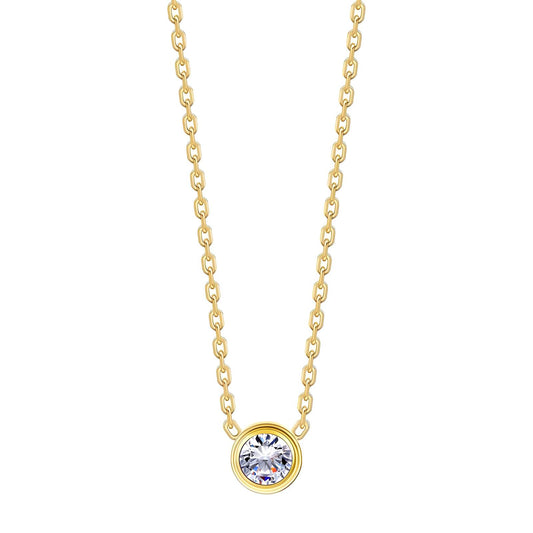Celeste Solitaire Necklace
