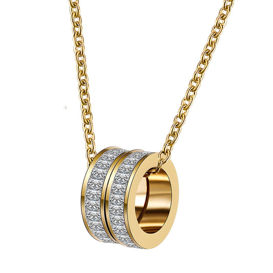 Nova Twin Barrel Necklace