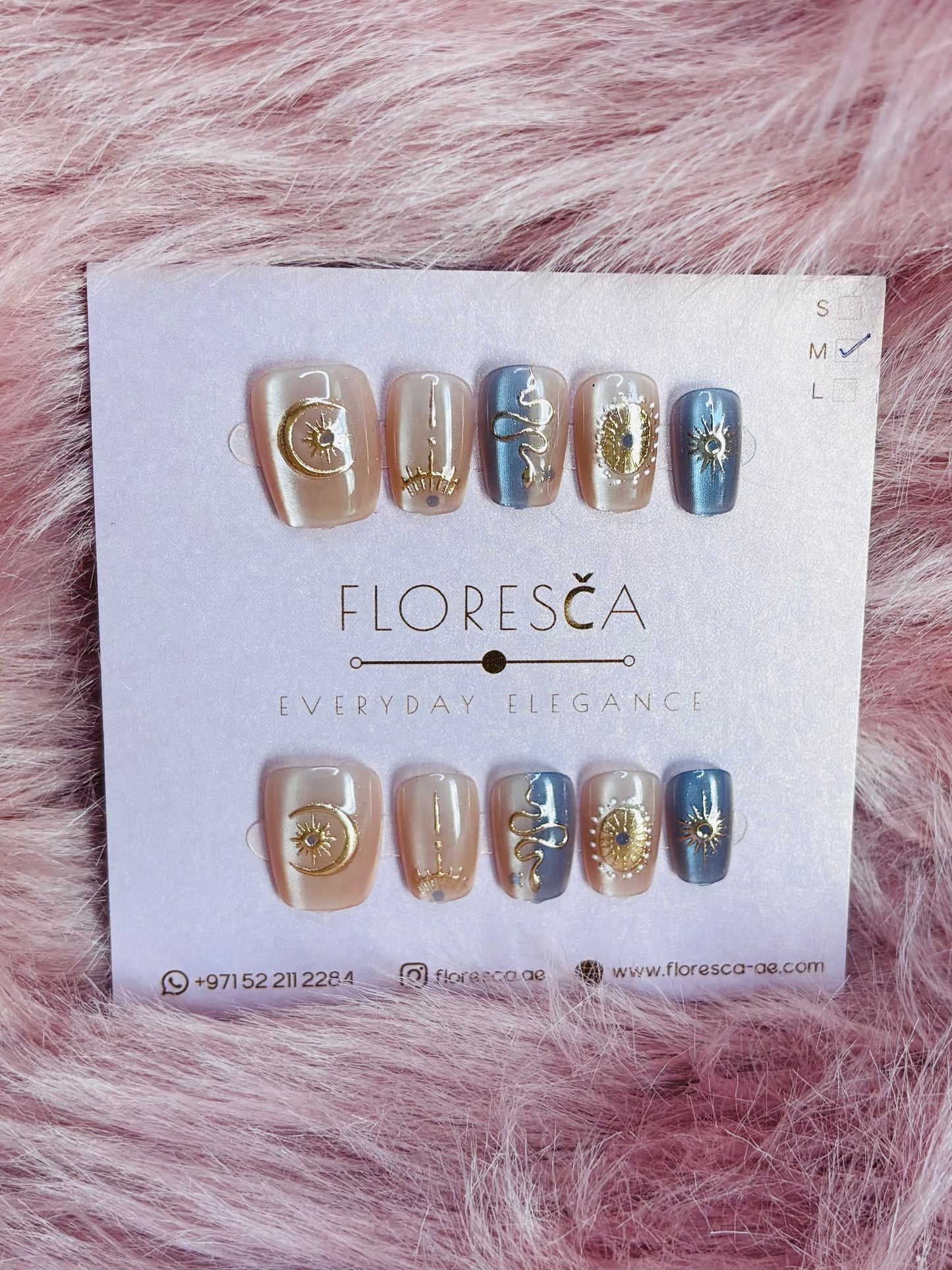 Nude & Blue Mystic Gold