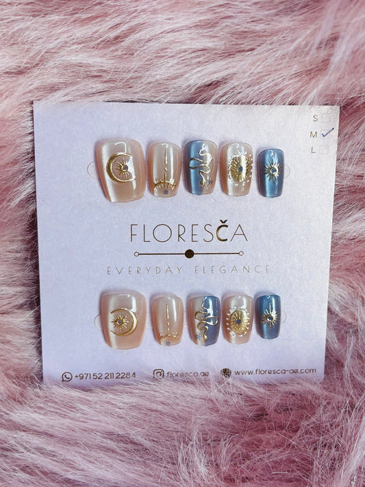 Nude & Blue Mystic Gold